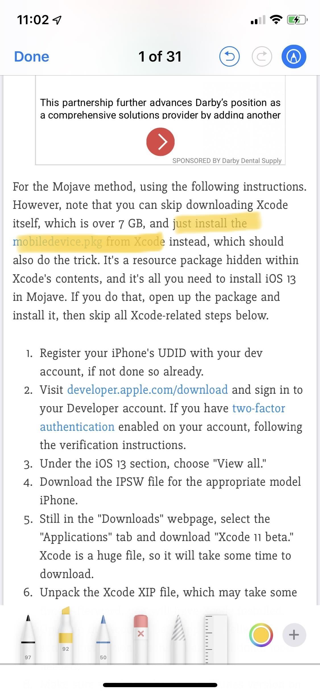 Как сделать скроллинг скриншотов целых веб-страниц в iOS 13's Safari for iPhone