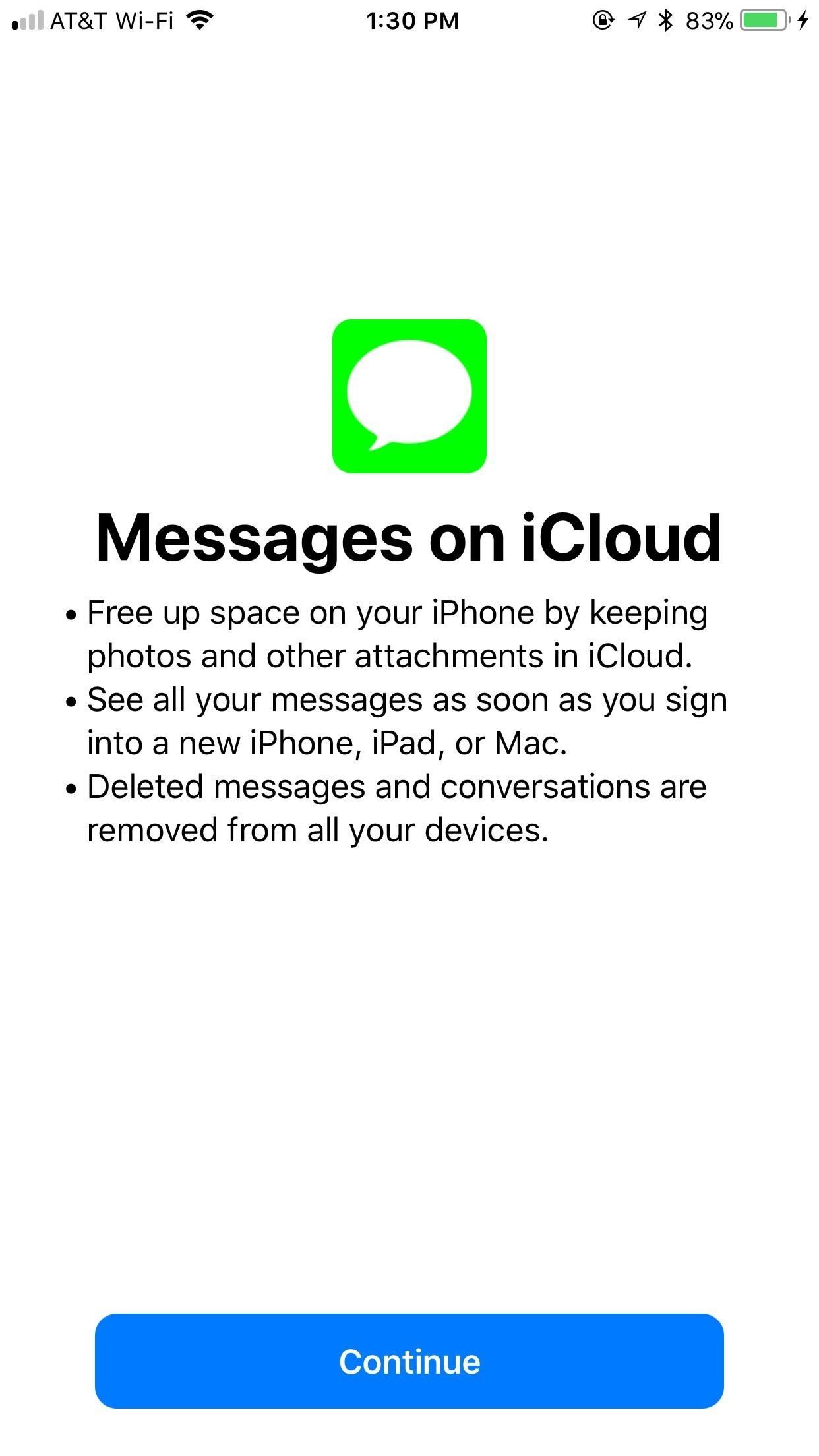 Как синхронизировать все ваши сообщения с iCloud в iOS 11.4