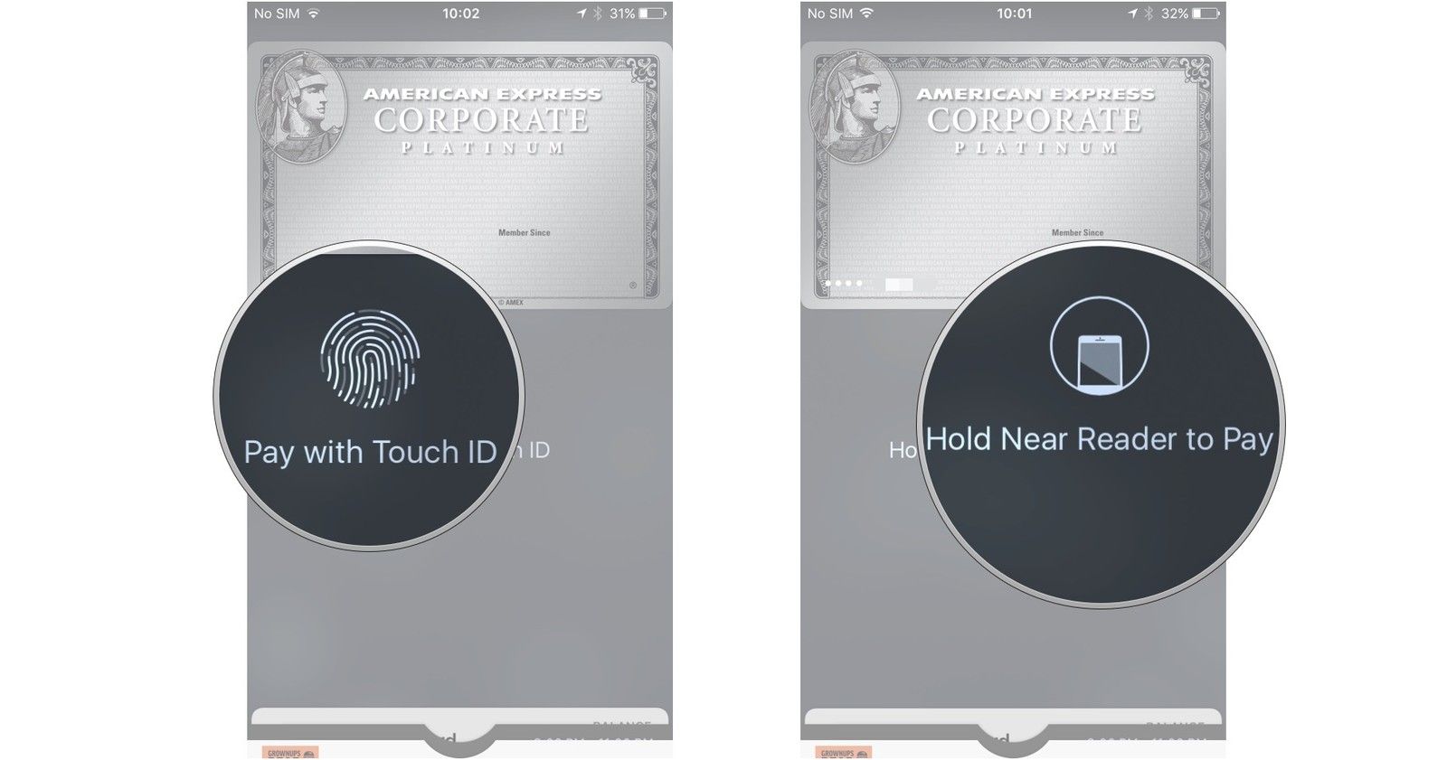 Дайте продавцу квитанцию ​​и скажите им, какие предметы вы'd like to return. They can start processing it just like any other return. When asked, go ahead and tap your iPhone just as you did to pay and verify the return with Touch ID