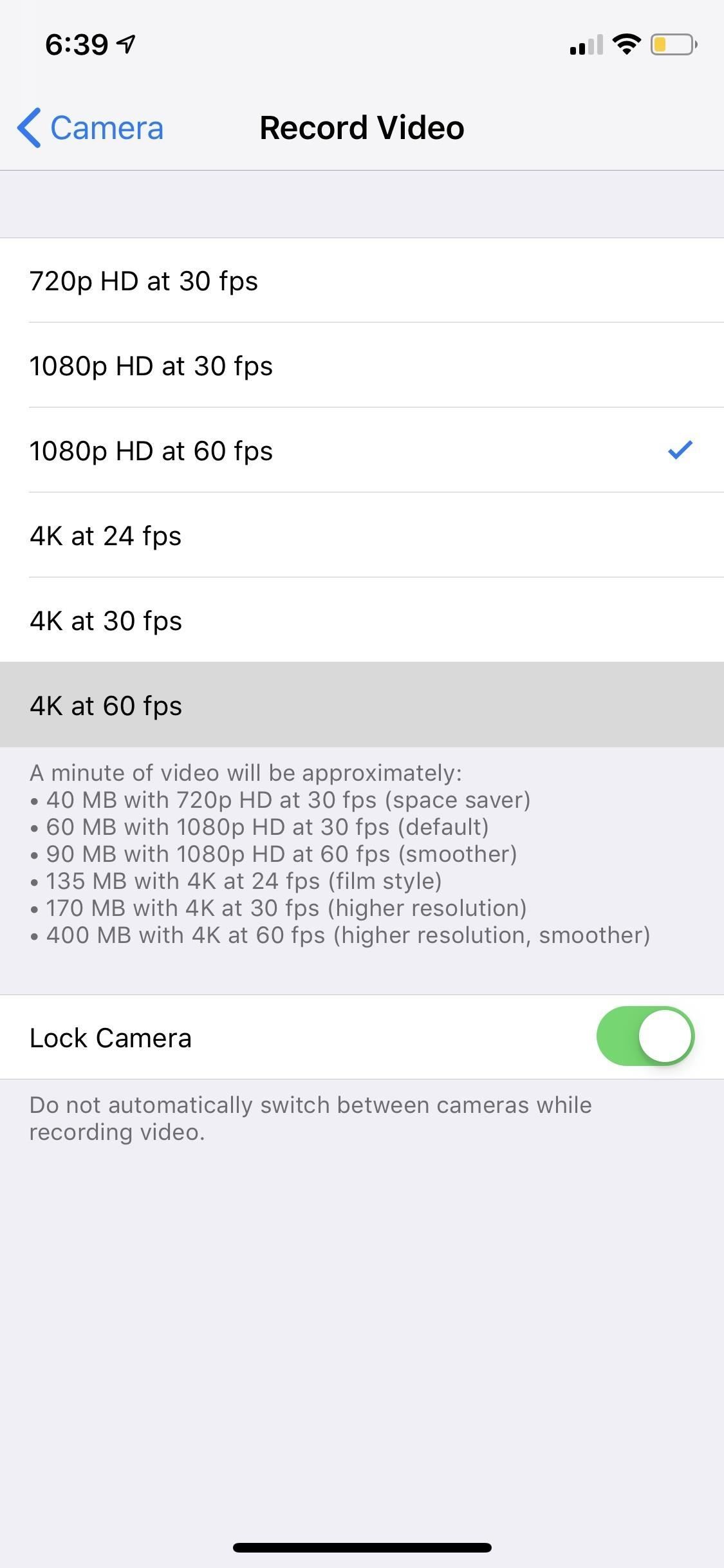 Как включить запись 4K в вашем iPhone's Camera for Higher Resolution & Smoother Videos