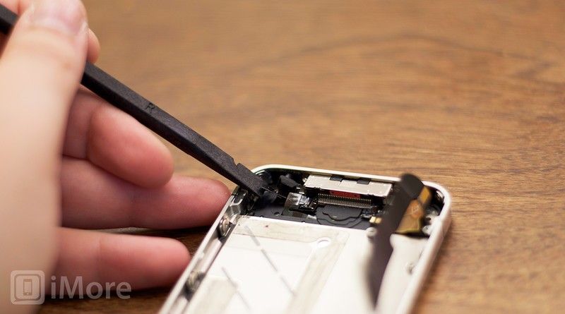 Как отсоединить разъем док-станции от Verizon или Sprint iPhone 4 Как отсоединить разъем док-станции от Verizon или Sprint iPhone 4