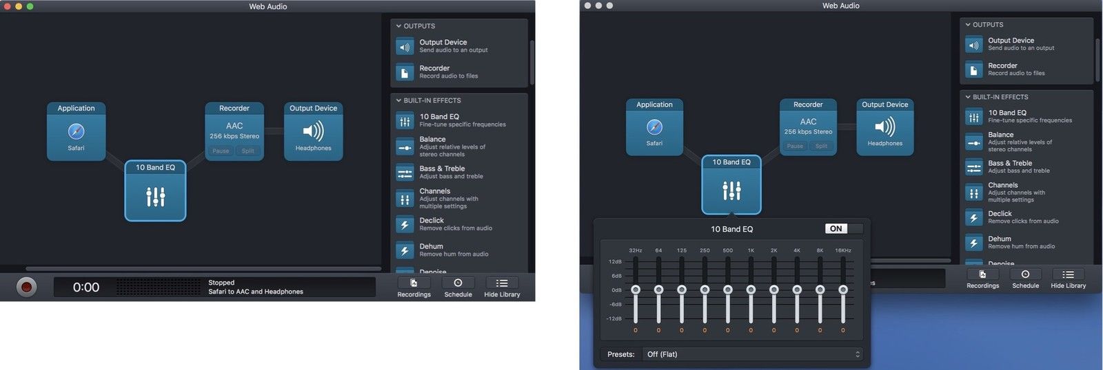 Добавьте новые инструменты, перетаскивая их из боковой панели в основной сеанс записи