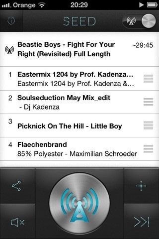 Одновременное воспроизведение музыки на iPad, iPhone и iPod touch с помощью приложения Seedio Loudspeaker