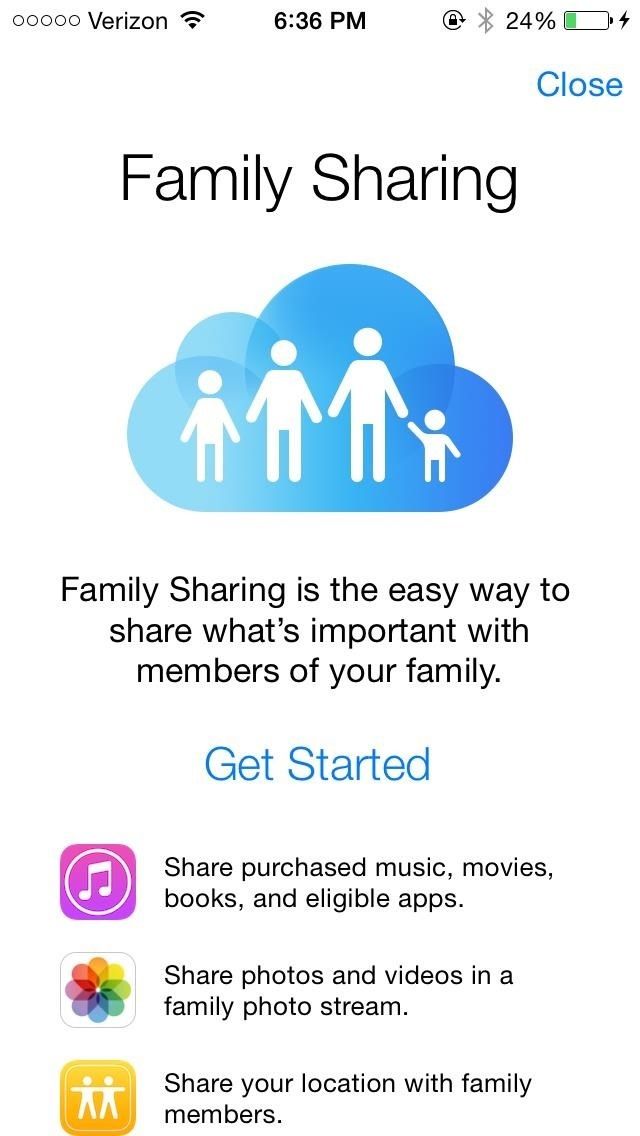 Как бесплатно поделиться приложениями, музыкой и фильмами для iPhone с iOS 8's Family Sharing