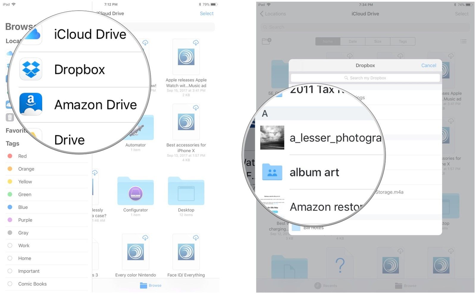 Нажмите на сервис, затем нажмите на файл