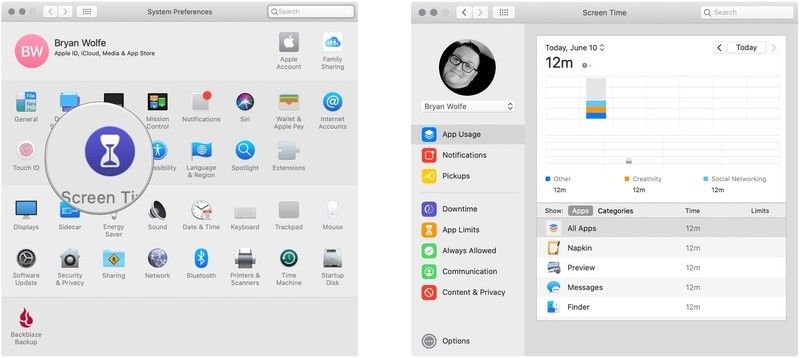 использование приложения времени экрана использование приложения времени экрана