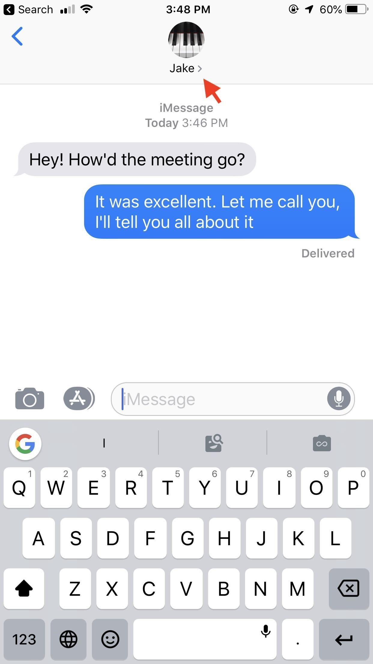 Как начать звонки и FaceTimes с iOS 12's Messages App on Your iPhone