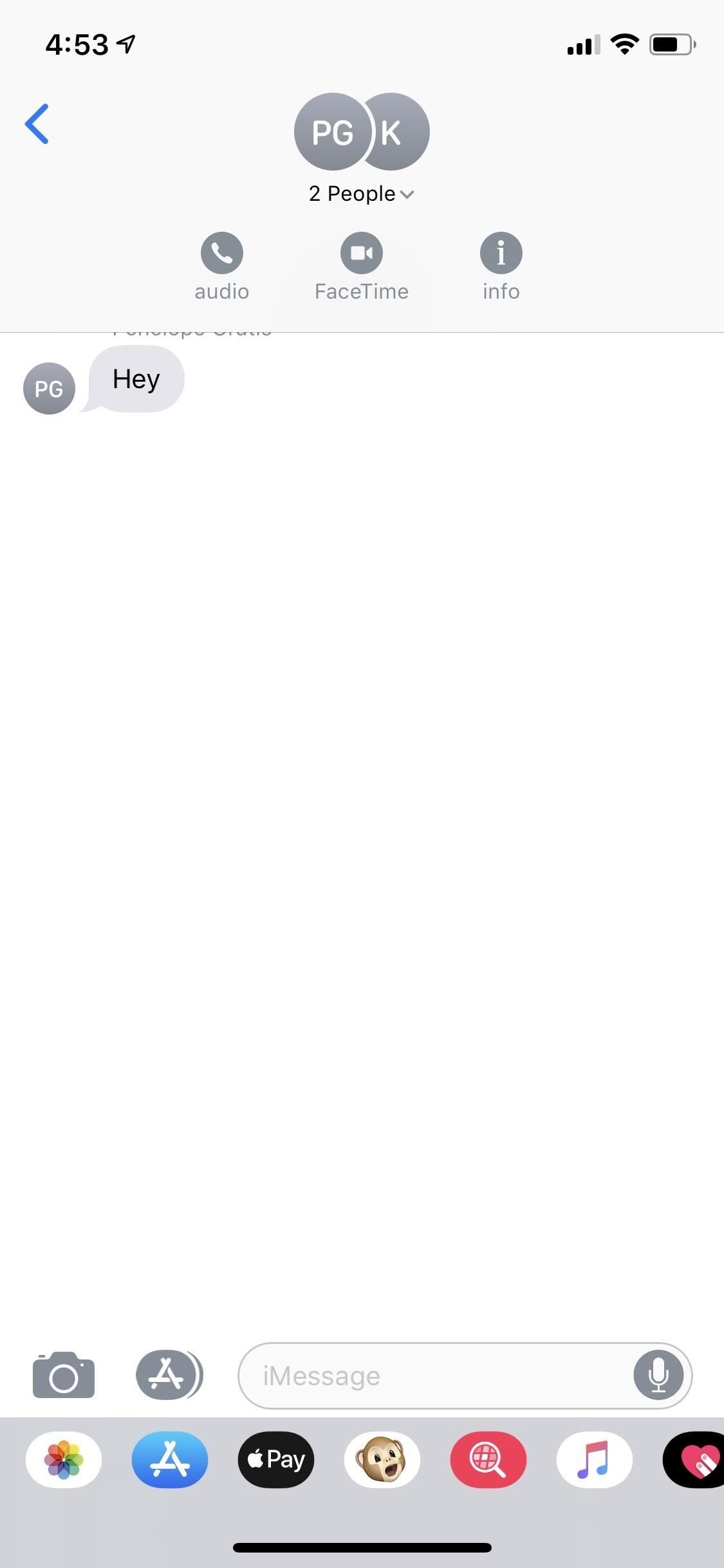 Как начать звонки и FaceTimes с iOS 12's Messages App on Your iPhone