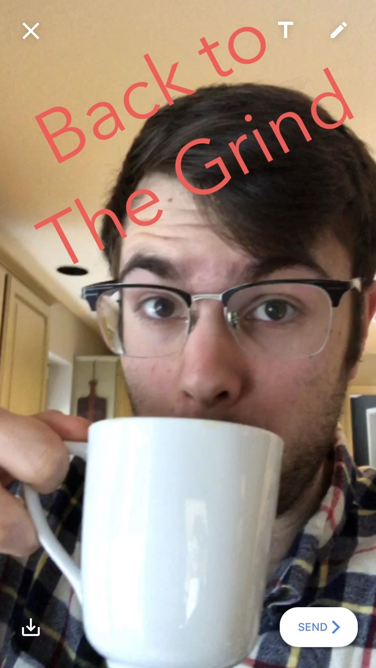 Как отвечать на тексты с селфи GIF на вашем iPhone