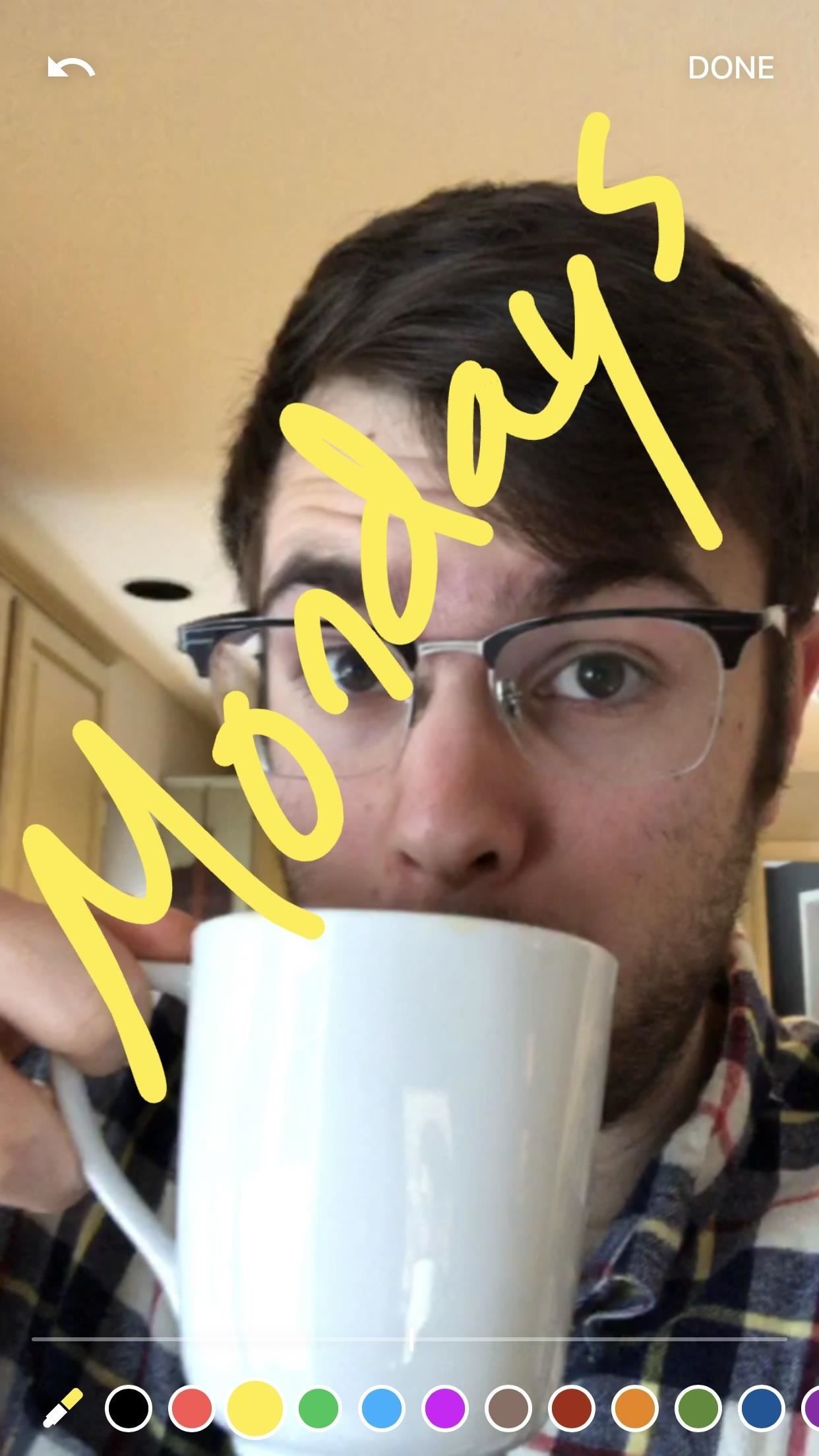 Как отвечать на тексты с селфи GIF на вашем iPhone