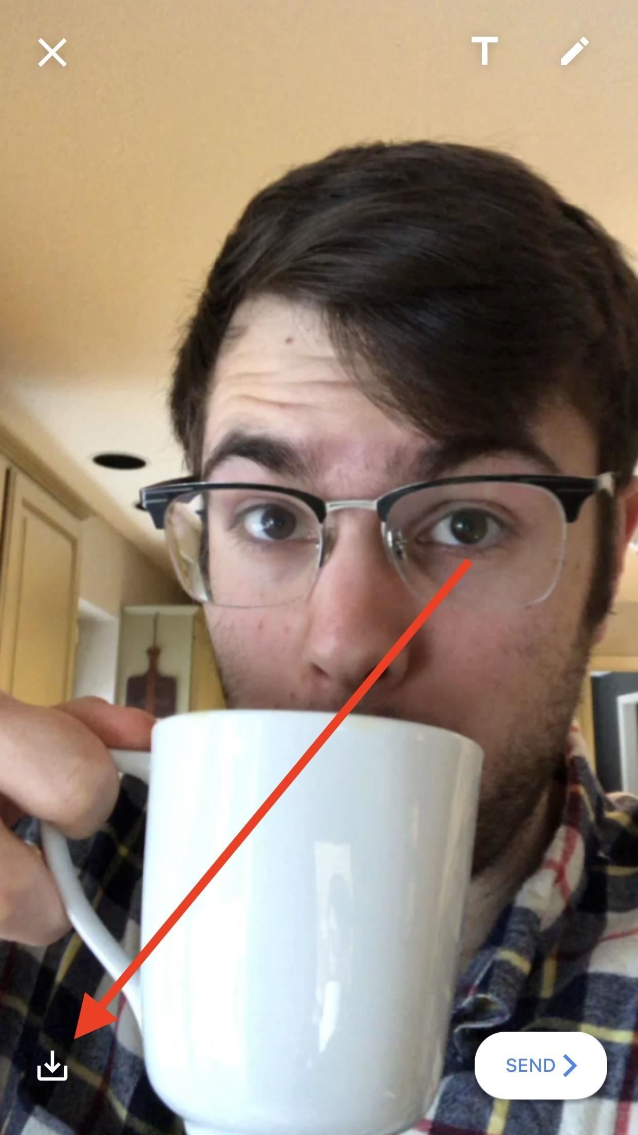 Как отвечать на тексты с селфи GIF на вашем iPhone