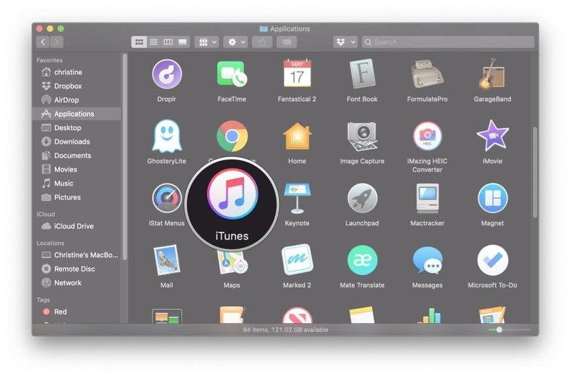 Запустите iTunes