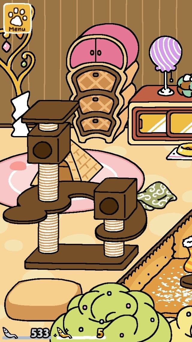 Максимизация пространства в Neko Atsume