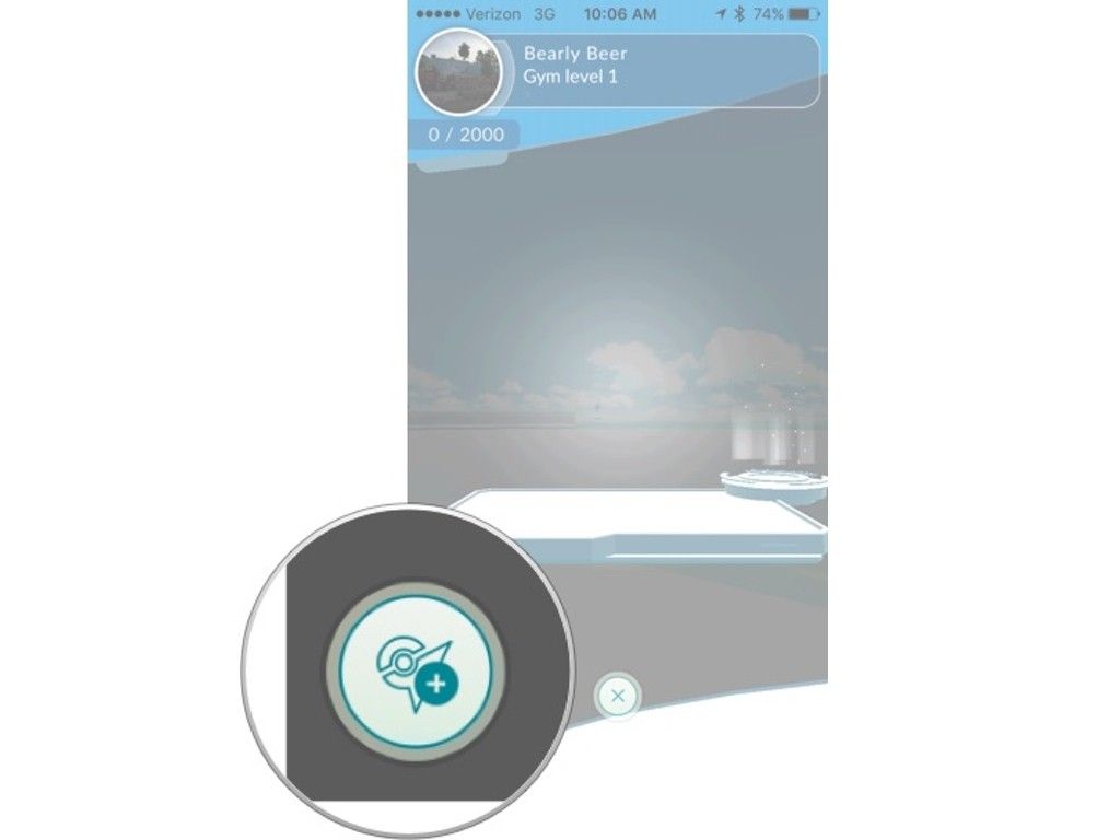 Установка покемона в тренажерном зале