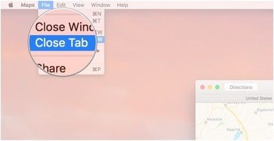 Нажмите на Закрыть вкладку.