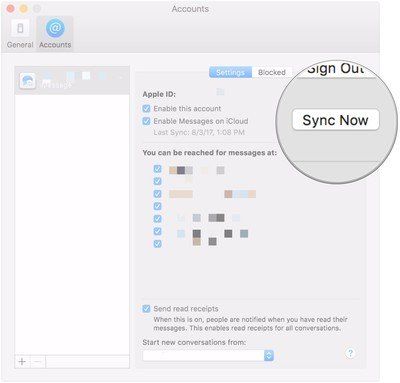 Нажмите Синхронизировать сейчас