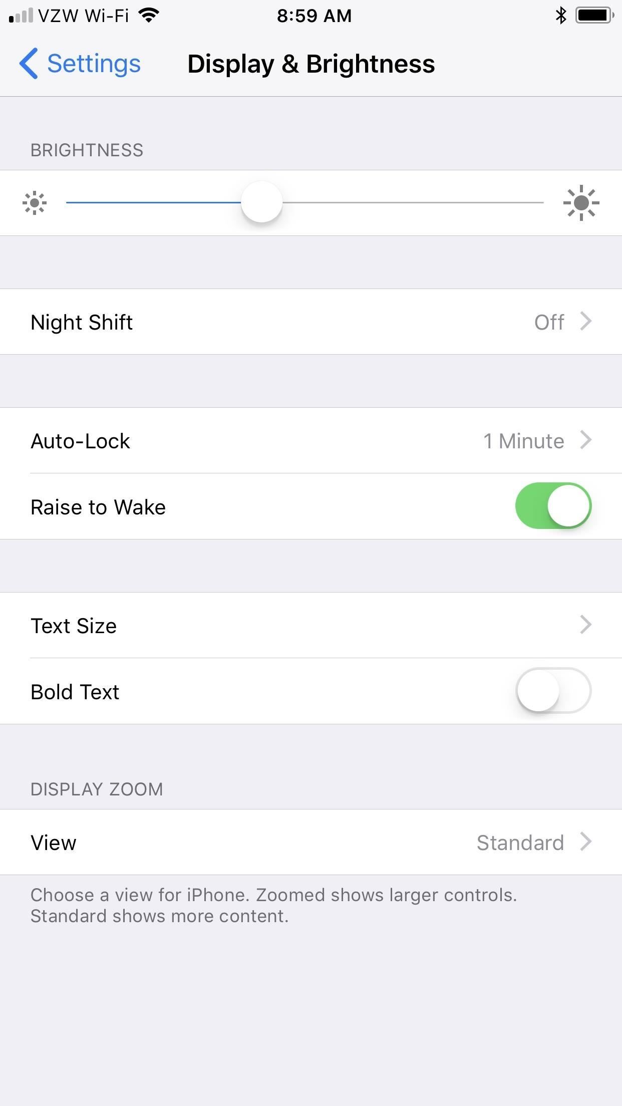 Как превратить ваш iPhone's Auto-Brightness Off in iOS 12