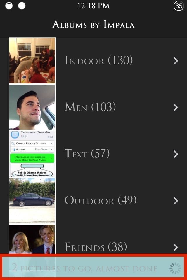 Как отсортировать ваш iPhone's Camera Roll into Automatically Created Photo Albums by Topic