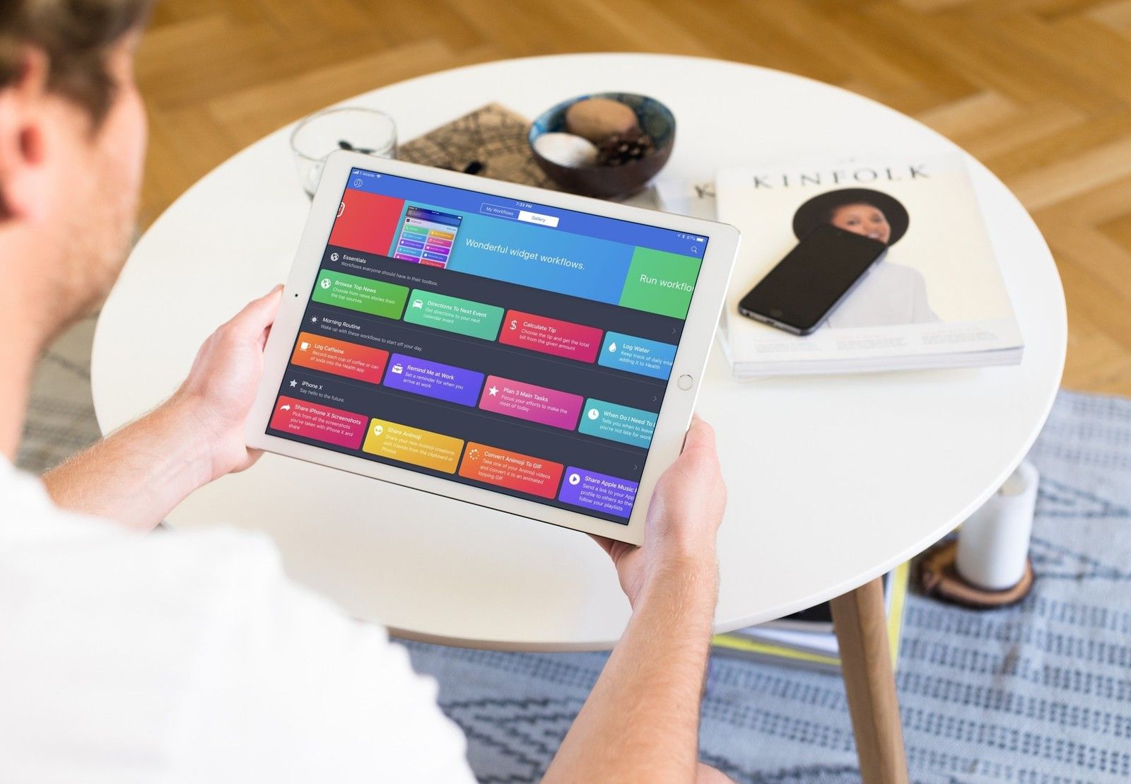 Рабочий процесс на iPad