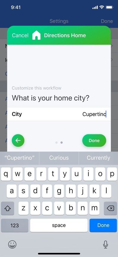 Второй шаг показа вопросов импорта для пользователя's home city