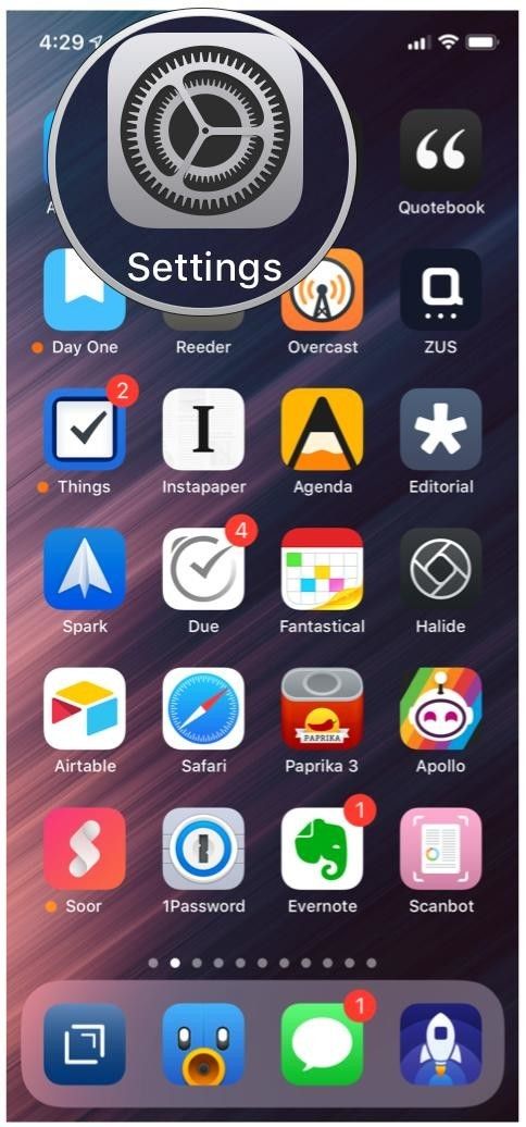 Настройки начального экрана ios 12 Настройки начального экрана ios 12