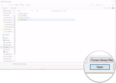 Нажмите Открыть