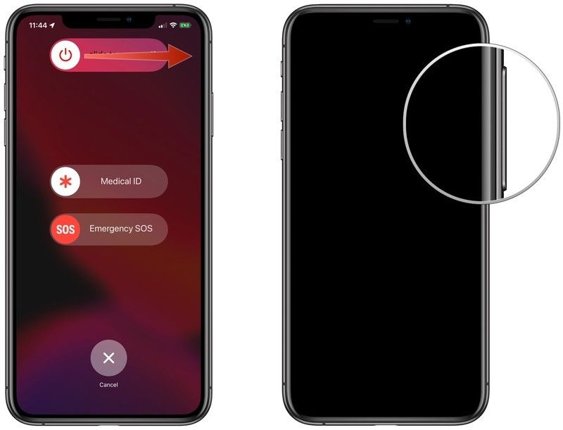 Выключите iPhone, перезагрузите iPhone