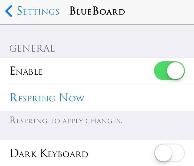 Включи свой iPad или iPhone's Bland Keyboard Blue with This Easy iOS 7 Tweak