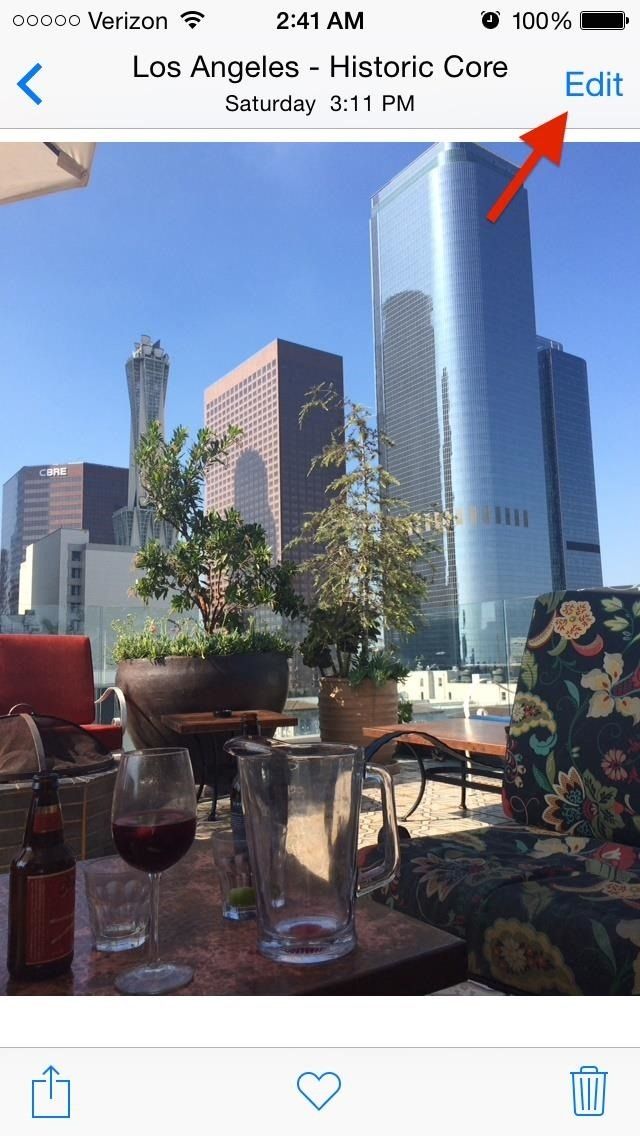 Редактируйте свои изображения iPhone с помощью сторонних инструментов редактирования в iOS 8's Stock Photos App