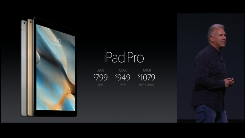 Вот's how much the iPad Pro will cost