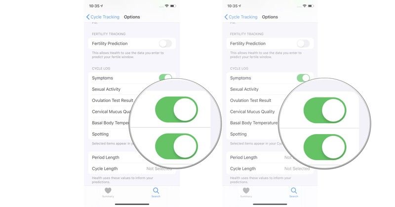 Включите отслеживание журнала для всех операций цикла, которые вы хотите отслеживать