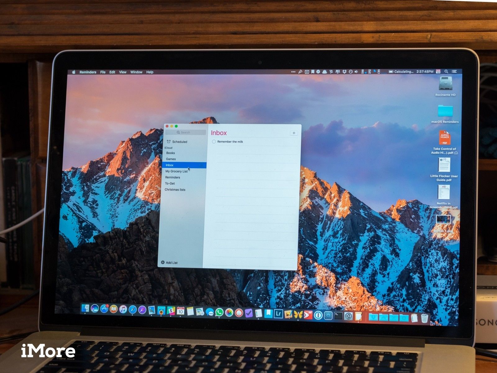 Как начать работу с Напоминаниями для Mac