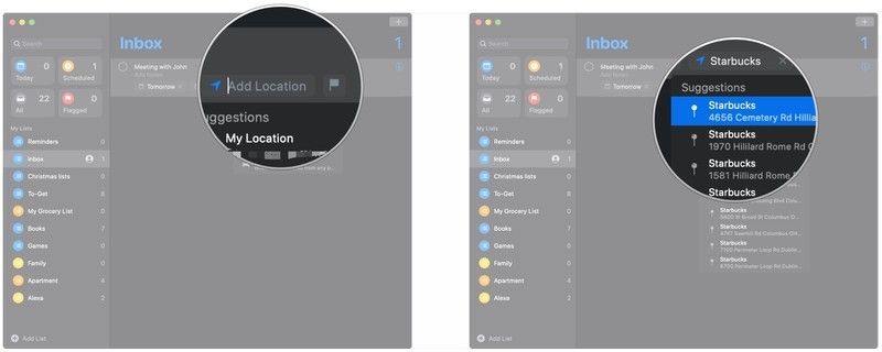 Введите вручную, нажмите предложения