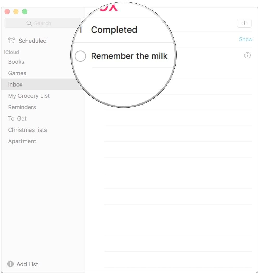 Напиши напоминание