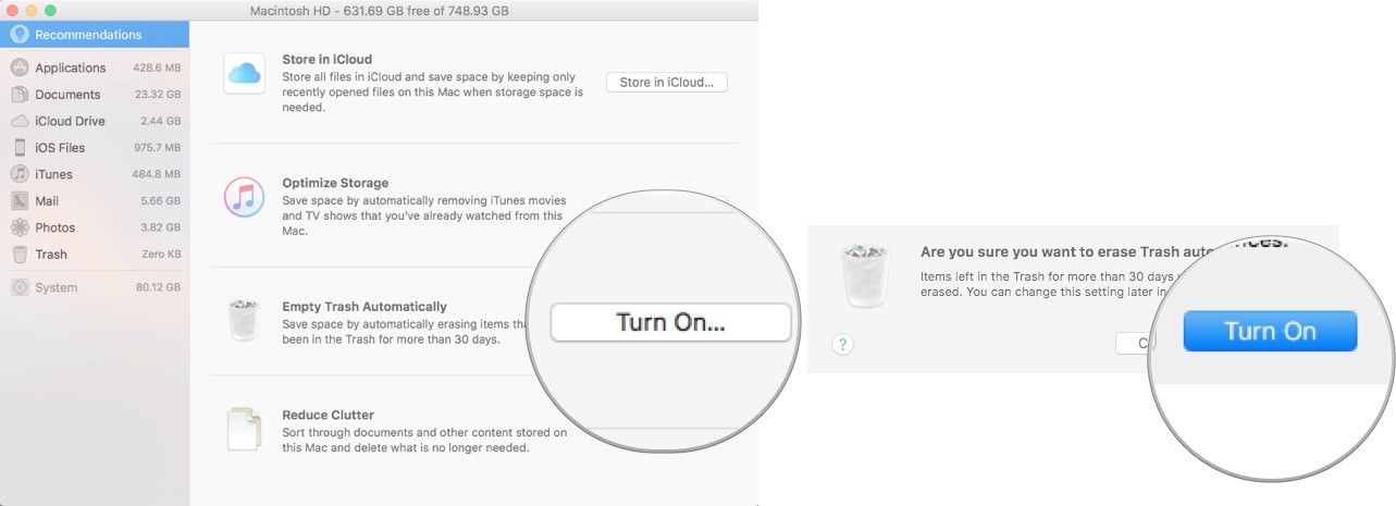 Пустая корзина