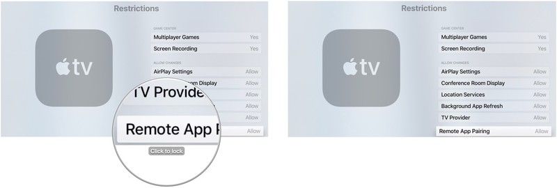 Подключение Apple TV к удаленному приложению