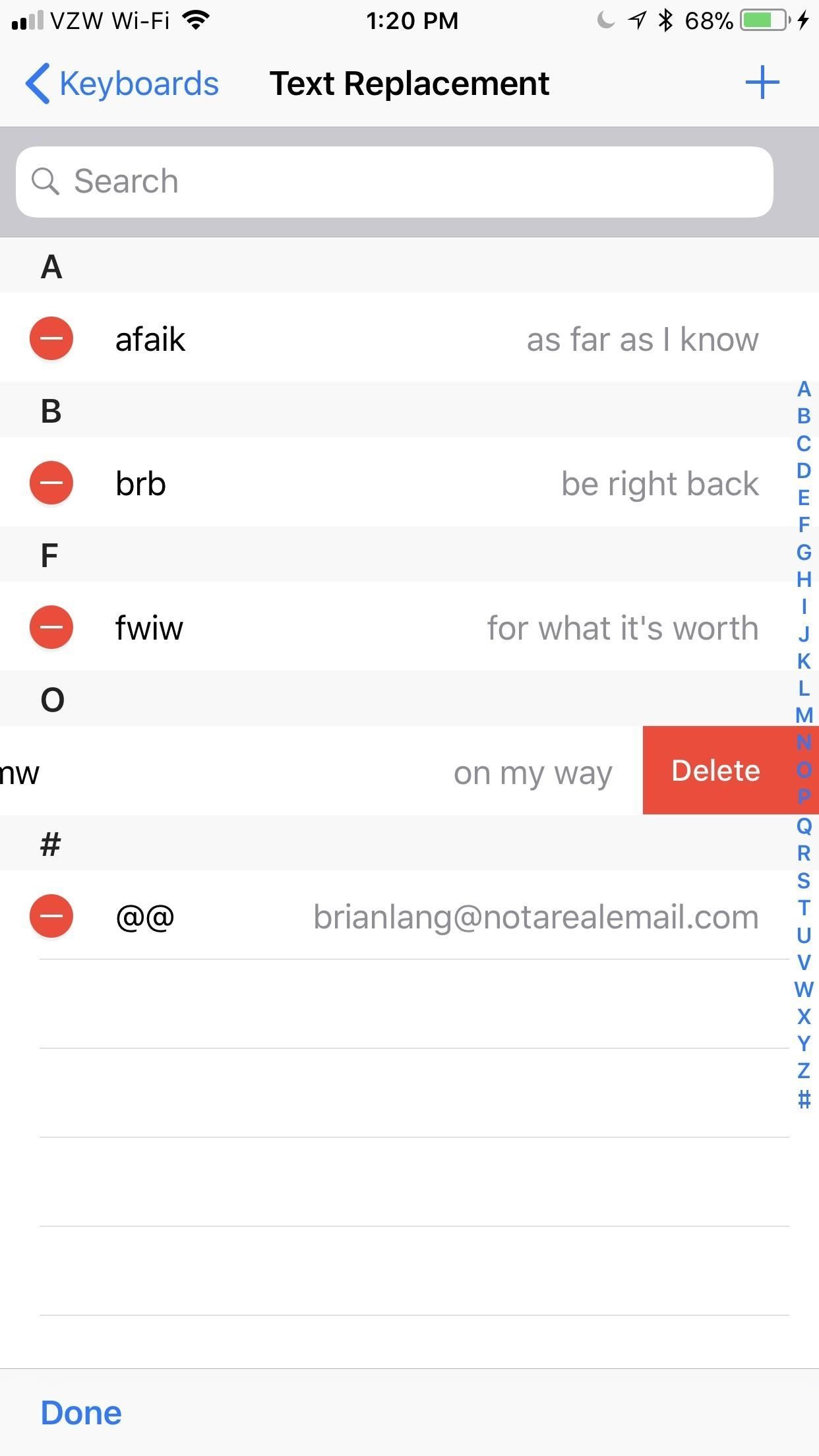 Как использовать сочетания клавиш для быстрого ввода длинных слов и фраз на вашем iPhone