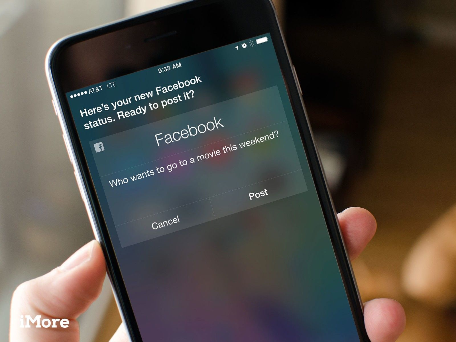 Как обновить статус на Facebook с помощью Siri