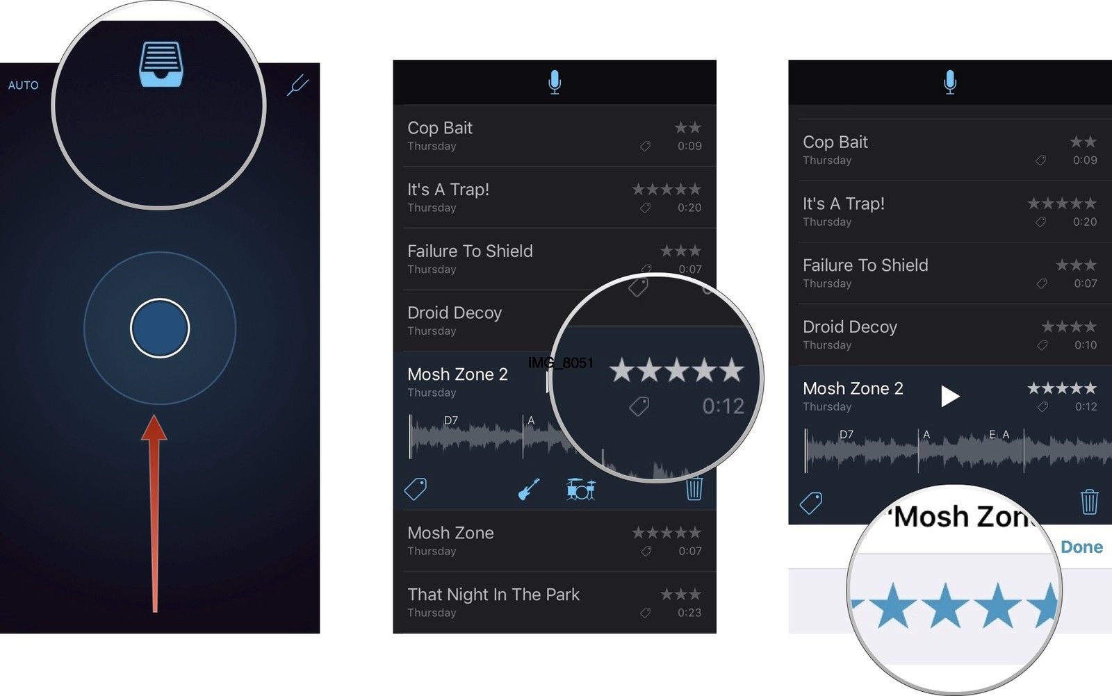 Оцените треки в музыкальных заметках