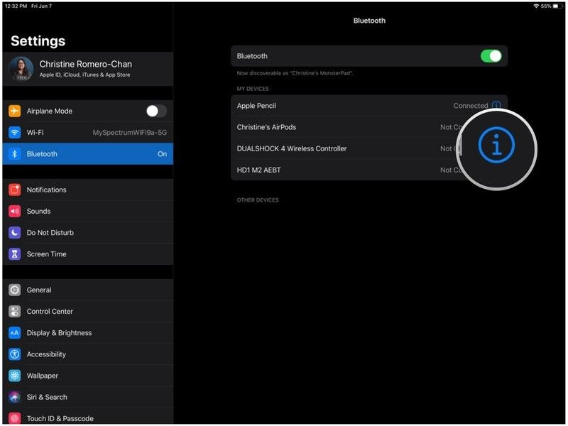 Выберите"i" button on the controller Выберите"i" button on the controller