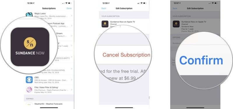 отменить подписку на канал Apple TV
