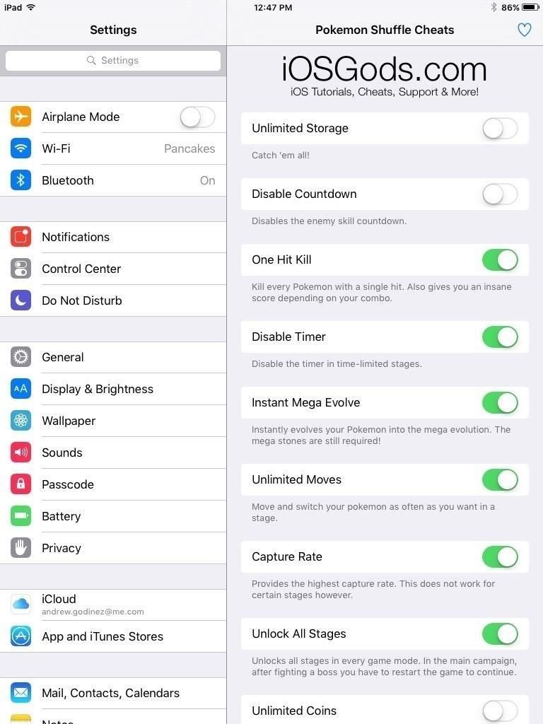 Как взломать покемонов в случайном порядке за неограниченное количество монет, одноразовые убийства и многое другое
