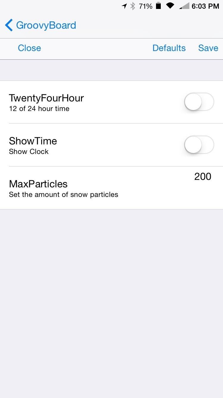 Тема вашего iPhone's Home Screen with Falling Snow for the Winter