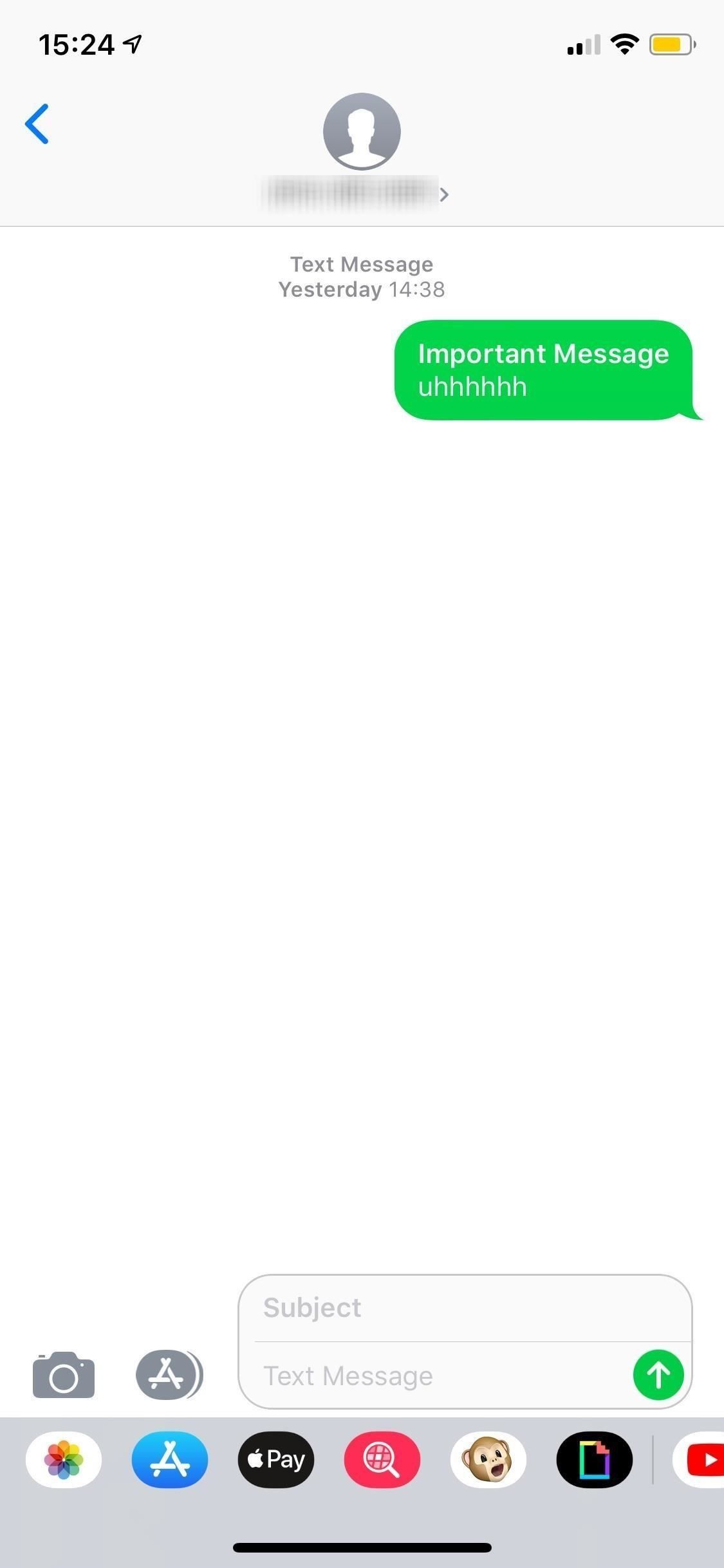 Выделите тексты и сообщения на своем iPhone с помощью жирных сюжетных линий