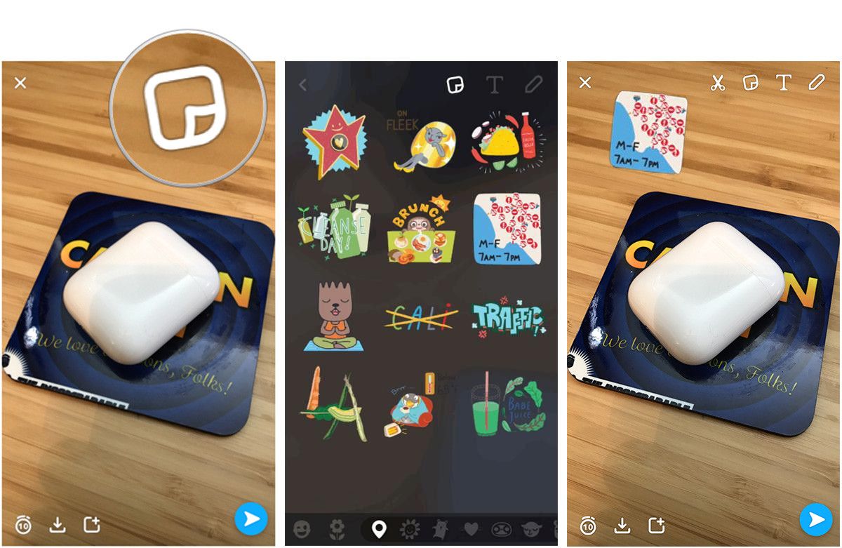 Как добавить геостикеры в Snapchat