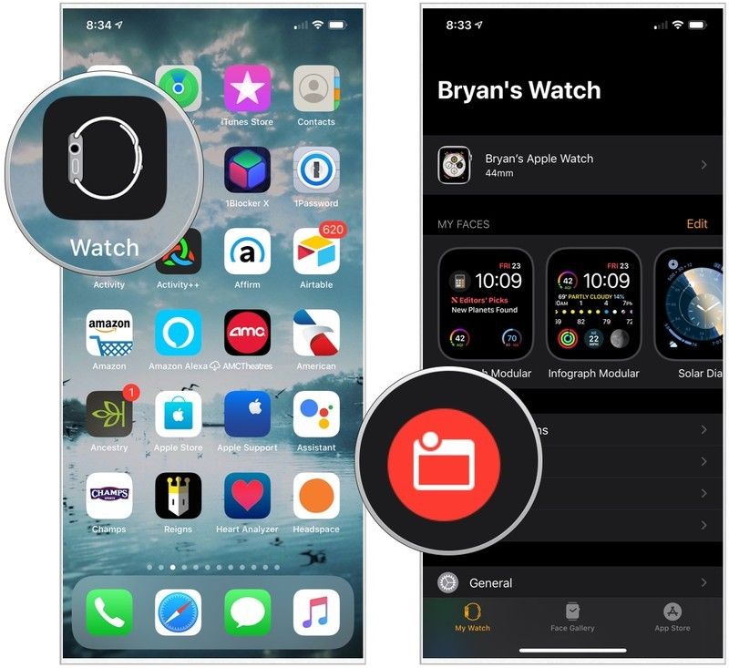 Apple Watch уведомления