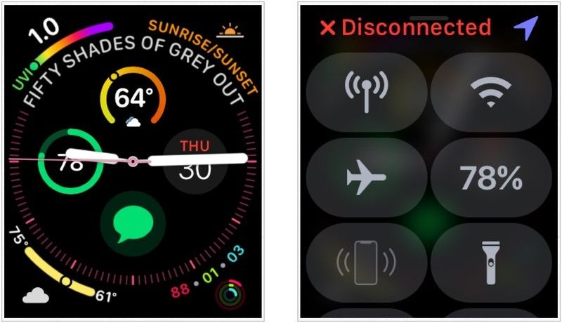 Apple Watch отключен Apple Watch отключен