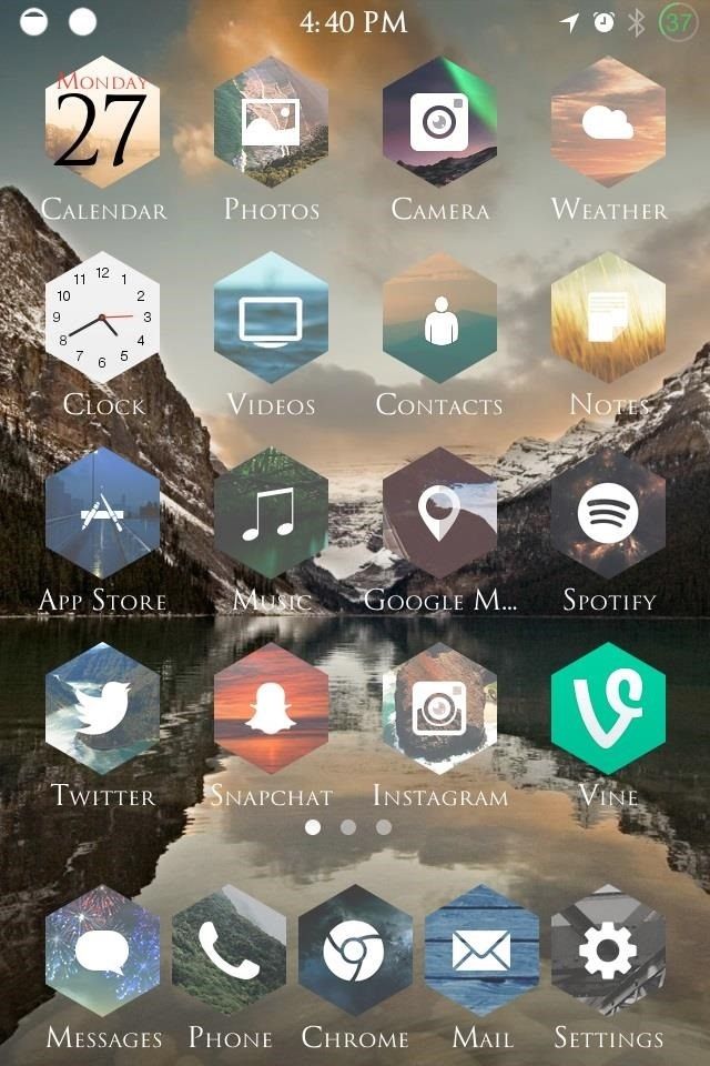 Как поменять свой iPhone's App Icons to Any Shape You Want in iOS 7