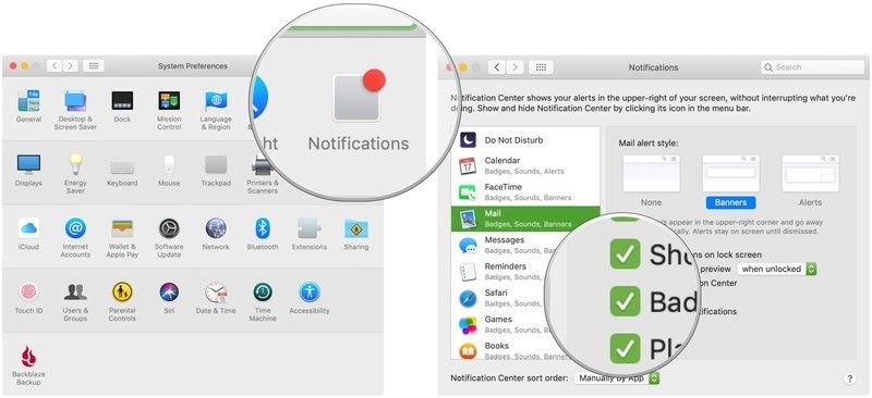 отключить почту неразрезанной