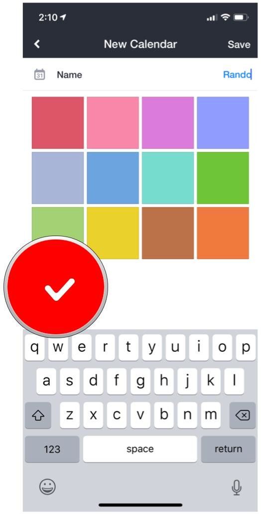 Readdle Calendars 5 создает календарь цвета